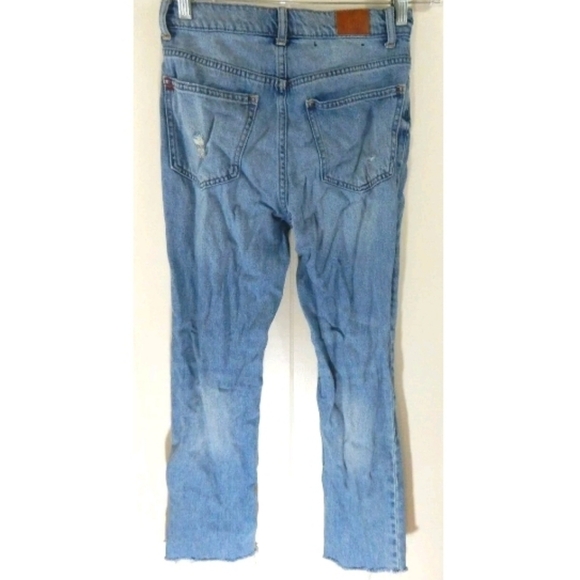 BDG High Rise Distressed Slim Straight Jeans - Picture 3 of 3